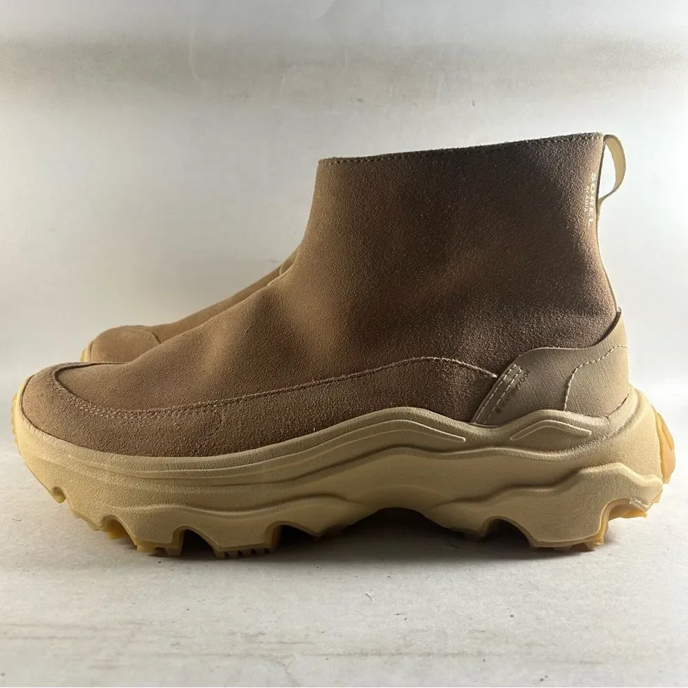 Sorel Women's Kinetic Breakthru Acadia Waterproof Boot Suede Brown Size 9.5